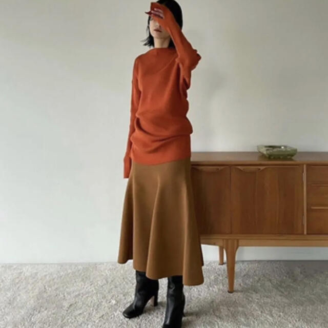 mi様 タグ付 CLANE LOOSE SHAPE RIB KNIT TOPS 【超ポイント祭?期間