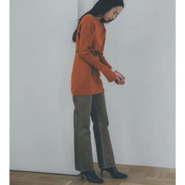 mi様 タグ付 CLANE LOOSE SHAPE RIB KNIT TOPS 【超ポイント祭?期間
