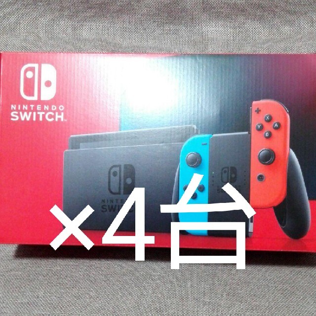 激安正規品 Switch Nintendo - 4台 任天堂Switchネオンカラー 新品、未