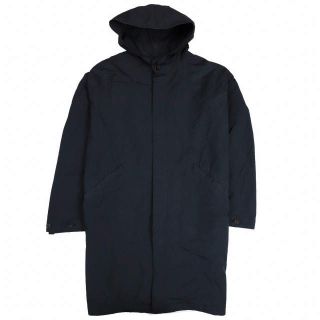 アレッジ(ALLEGE)のALLEGE アレッジ 日本製 HOODED COAT ポリエステル/ナイロン フードコート AH16W-CO03 2 ダークネイビー オーバーサイズ アウター【中古】【ALLEGE】(その他)