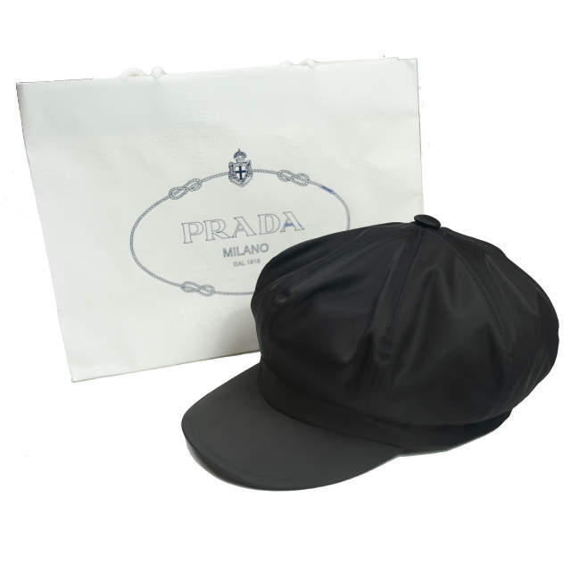 PRADA Re-Nylon Newsboy Cap キャスケット メンズ