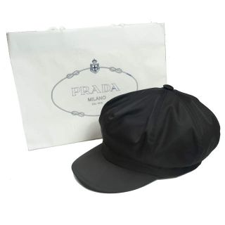 プラダ(PRADA)のPRADA Re-Nylon Newsboy Cap キャスケット メンズ(キャスケット)