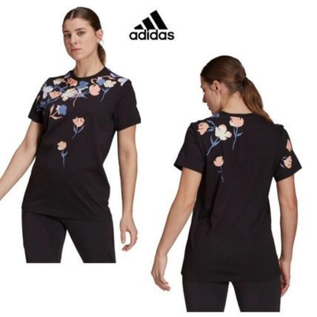 adidas(アディダス)の在庫処分セール！！adidas フローラル フィット T シャツ♪ レディースのトップス(Tシャツ(半袖/袖なし))の商品写真