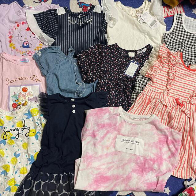 女の子まとめ売り　110センチ　145点以上 キッズ/ベビー/マタニティのキッズ服女の子用(90cm~)(Tシャツ/カットソー)の商品写真