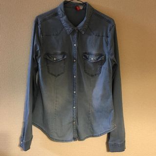 エイチアンドエム(H&M)のダンガリーシャツ(シャツ/ブラウス(長袖/七分))