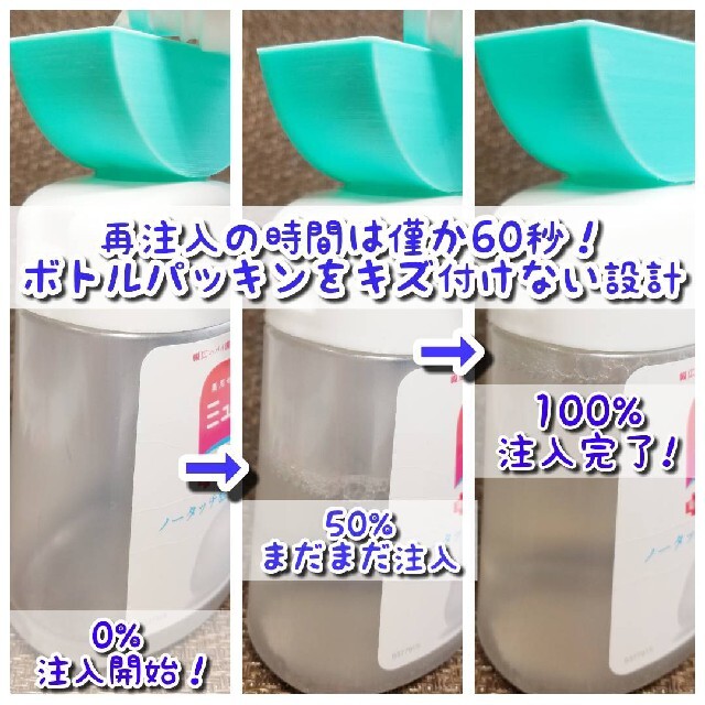 [クリア]　ミューズ　ノータッチ　専用つめ替えろうと コスメ/美容のボディケア(ボディパウダー)の商品写真