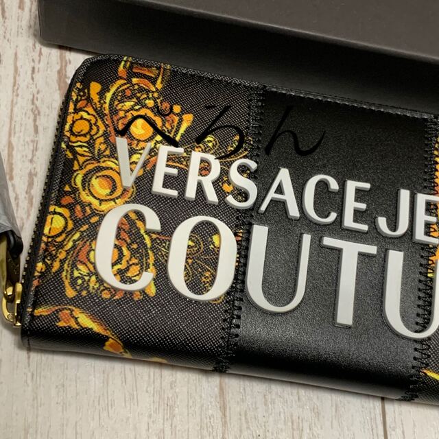 VERSACE(ヴェルサーチ)の【正規】VERSACE JEANS COUTURE ヴェルサーチェ ロゴ 長財布 メンズのファッション小物(長財布)の商品写真