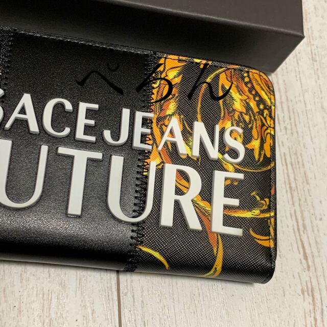 VERSACE(ヴェルサーチ)の【正規】VERSACE JEANS COUTURE ヴェルサーチェ ロゴ 長財布 メンズのファッション小物(長財布)の商品写真