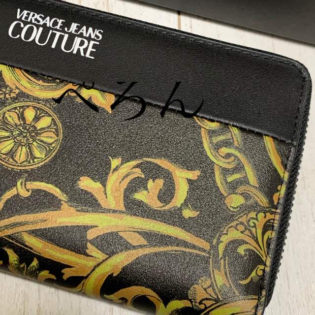 VERSACE JEANS COUTURE ヴェルサーチェ ロゴ 長財布 - 長財布