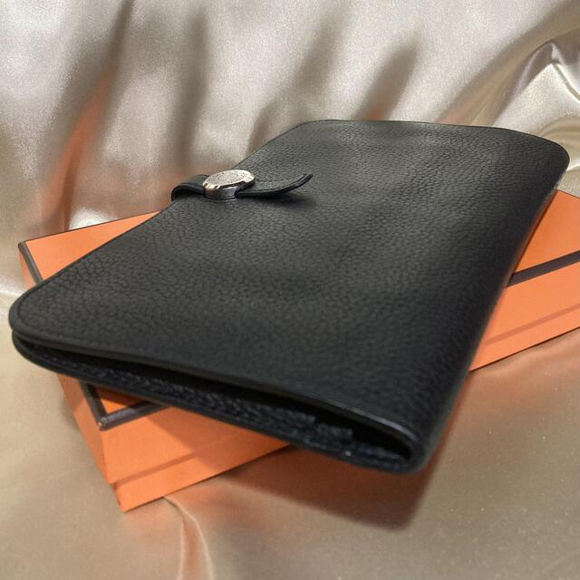 Hermes - 極上美品♡ 正規品 エルメス ドゴン 二つ折り 長財布 ブラック 黒 Hermes - 極上美品♡ 正規品 エルメス ドゴン 二つ折り 長財布 ブラック 黒