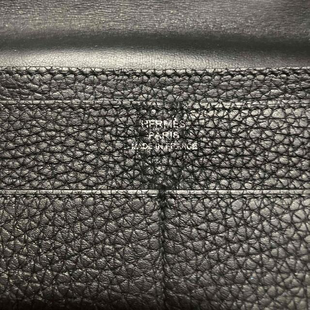 Hermes - 極上美品♡ 正規品 エルメス ドゴン 二つ折り 長財布 ブラック 黒 Hermes - 極上美品♡ 正規品 エルメス ドゴン 二つ折り 長財布 ブラック 黒