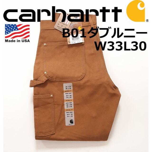 USA製 カーハート Carhartt B WL ダブルニー BRN   ペインターパンツ