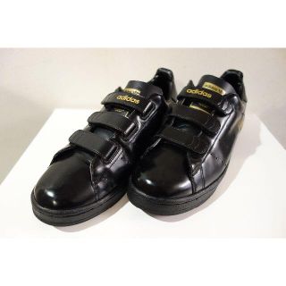 アディダス(adidas)の極美品 2004 adidas マスター ベルクロ 黒×金 ガラスレザー(スニーカー)