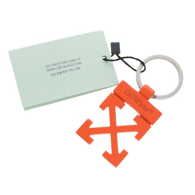 オフホワイト ARROWS KEY HOLDER ラバーアローキーホルダー