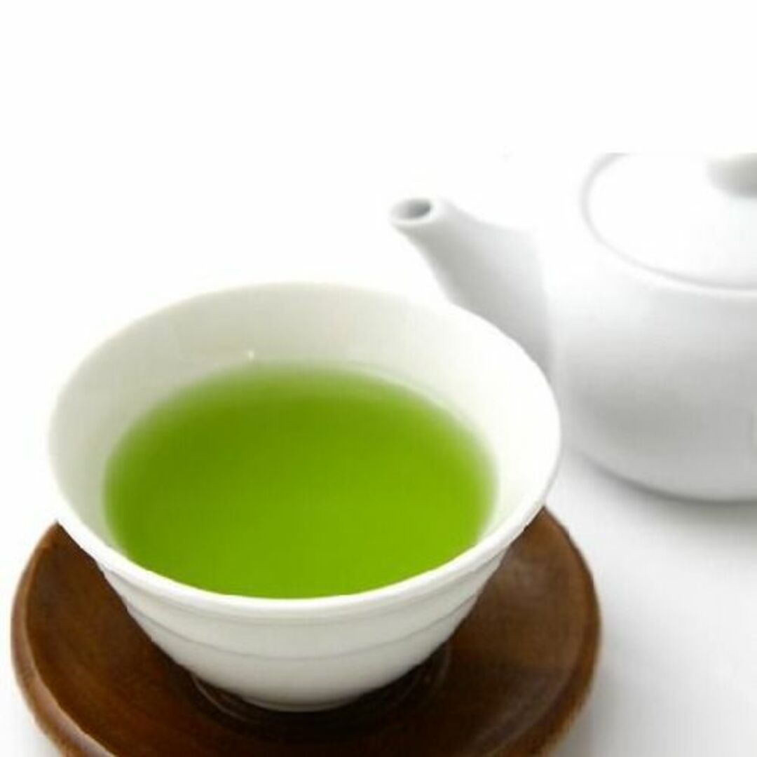 高級抹茶入り白折100g　2袋　玉露の篠茎(しの）や高級宇治抹茶をブレンド 食品/飲料/酒の飲料(茶)の商品写真