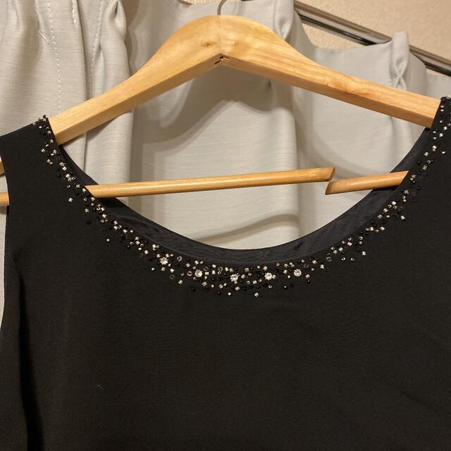 パーティードレス　黒　ブラック レディースのフォーマル/ドレス(その他ドレス)の商品写真