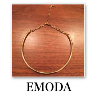 エモダ(EMODA)のEMODA♡プレートチョーカー(ネックレス)