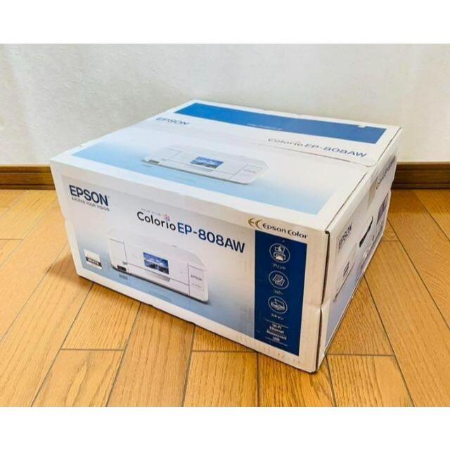 新品未開封 EPSON カラリオプリンター　EP-808AW