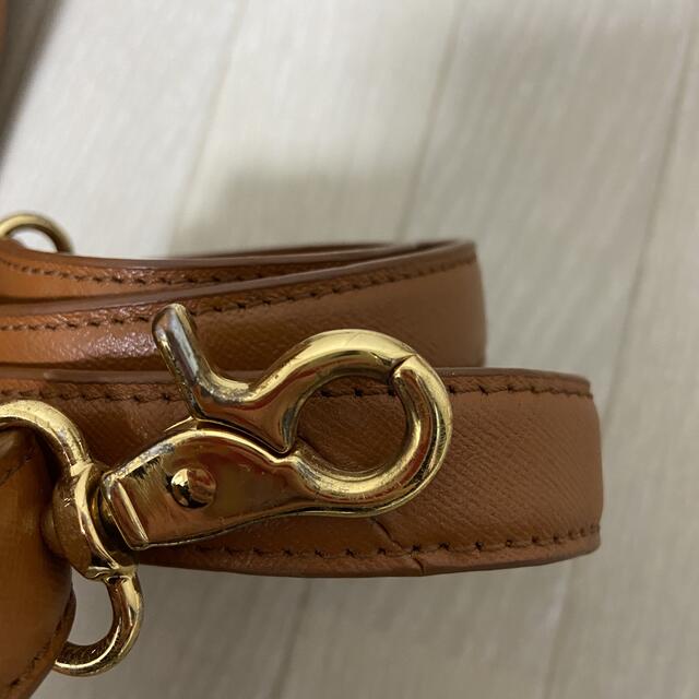 Tory Burch(トリーバーチ)のトリーバーチTory Bucrh 2WAYボストンバッグレザーブラウン斜め掛け可 レディースのバッグ(ボストンバッグ)の商品写真