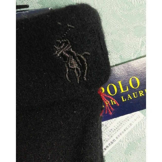 POLO RALPH LAUREN(ポロラルフローレン)の新品未使用タグ付き　POLO  RALPH  LAUREN　手袋 レディースのファッション小物(手袋)の商品写真