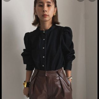 アメリヴィンテージ(Ameri VINTAGE)の※ココ様専用　アメリヴィンテージ　DENIM POOFY BLOUSE(シャツ/ブラウス(長袖/七分))