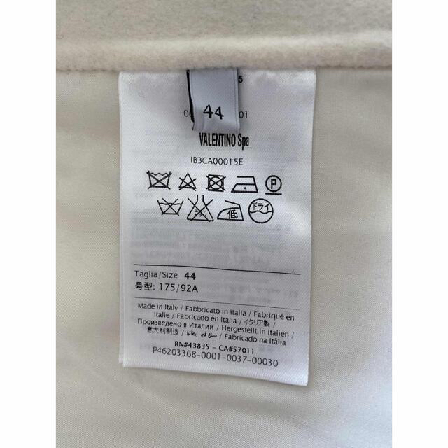 VALENTINO - ヴァレンティノ ミディアム丈コート オフホワイト 44
