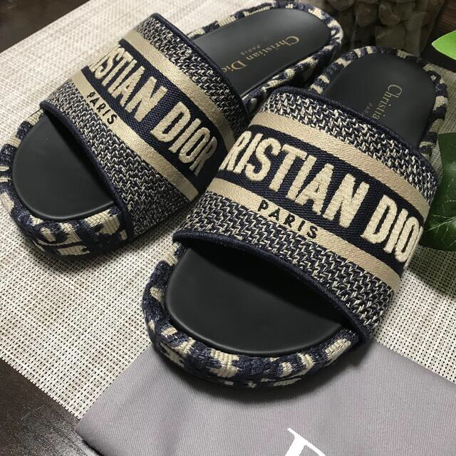 Christian Dior ディオール サンダル オブリーク 美品