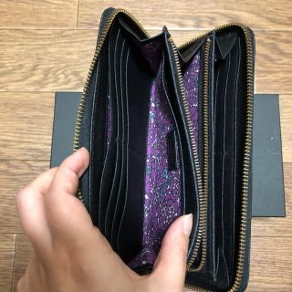 アナスイ　ANNA SUI　アルヴァ　長財布　黒　ウォレット