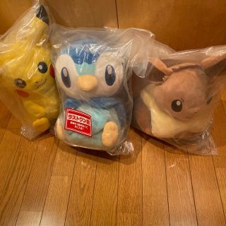 ポケモン(ポケモン)のポケモン一番くじ　ぬいぐるみ3点セット(ぬいぐるみ)