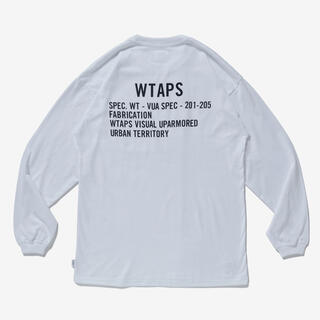 ダブルタップス(W)taps)の新品未使用未開封 WTAPS 21FW ロンT 白 XL(Tシャツ/カットソー(七分/長袖))