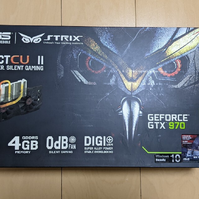 ASUS STRIX GTX970 4GB 動作確認済み