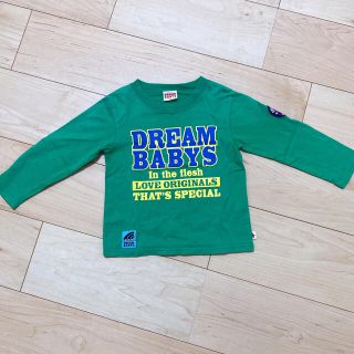 ドリームベイビーズ(DREAMBABYS)のDREAM babys ロンT Tシャツ　長袖　緑(Tシャツ/カットソー)