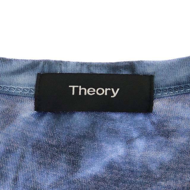 theory(セオリー)のセオリー theory Tシャツ カットソー タイダイ 半袖 XS 紺 白 メンズのトップス(Tシャツ/カットソー(半袖/袖なし))の商品写真