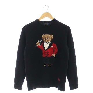 ラルフローレン(Ralph Lauren)のラルフローレン RALPH LAUREN ニット セーター M 黒 赤 茶(ニット/セーター)