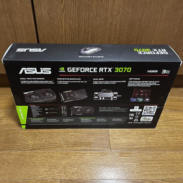 ASUS DUAL-RTX3070-8G 非LHR ASUS DUAL-RTX3070-8G 非LHR