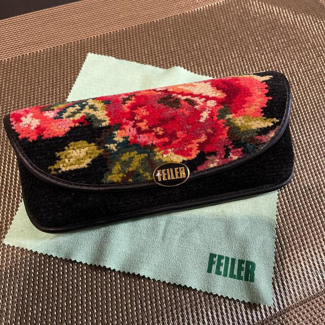 FEILER(フェイラー)の再々値下げ！【美品】FEILER 眼鏡ケース フェイラー即発送可能♪ レディースのファッション小物(サングラス/メガネ)の商品写真