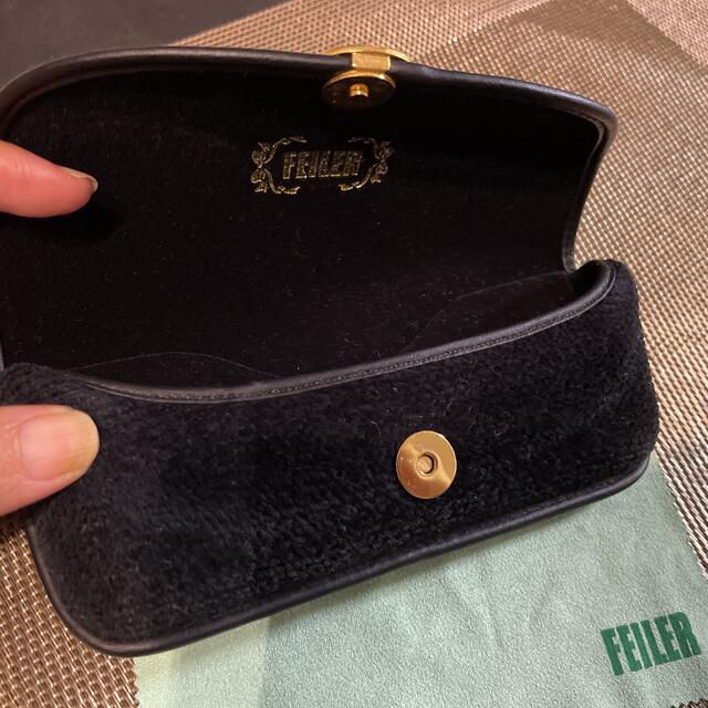 FEILER(フェイラー)の再々値下げ！【美品】FEILER 眼鏡ケース フェイラー即発送可能♪ レディースのファッション小物(サングラス/メガネ)の商品写真