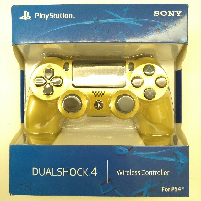 希少SONY製✱PS4 DUALSHOCK コントローラー ゴールド - その他