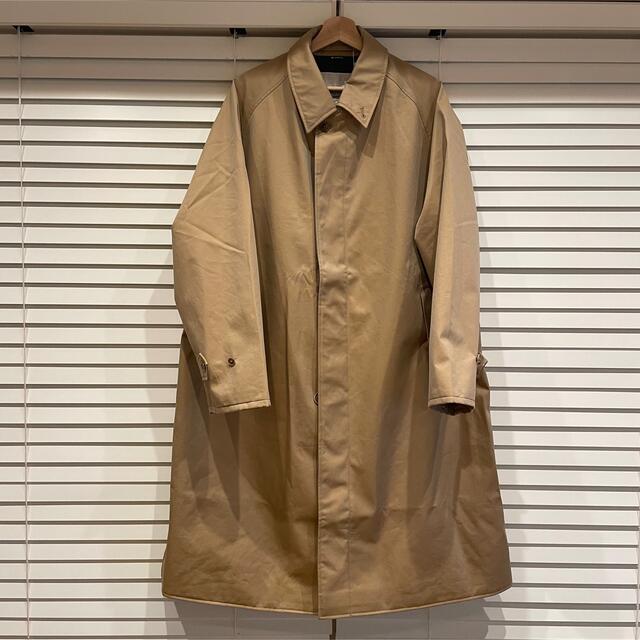 nanamica(ナナミカ)のnanamica GORE-TEX Balmacaan Coat beige M メンズのジャケット/アウター(ステンカラーコート)の商品写真