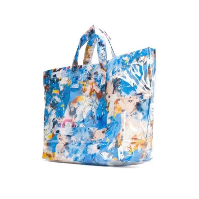 COMME des GARCONS - コムデギャルソンシャツ tote BLUE FUTURA PVCの