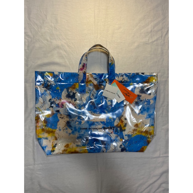 コムデギャルソンシャツ tote BLUE FUTURA PVC - beverly-group.ru