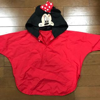 ディズニー(Disney)の＊同梱100円＊ ミニー レインウェア ポンチョ(レインコート)