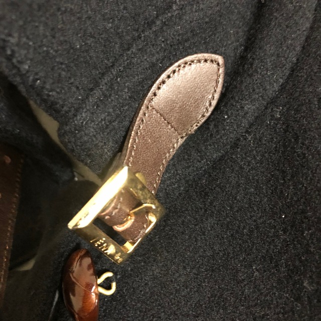 IENA(イエナ)のイエナ　IENA くるみボタン　コート　ブラック レディースのジャケット/アウター(ロングコート)の商品写真