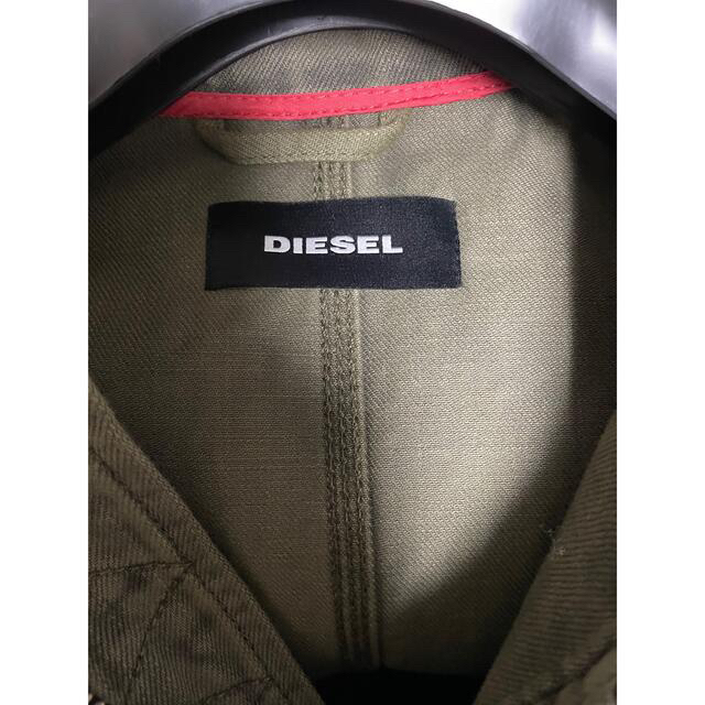 DIESEL(ディーゼル)のDIESEL 袖デニム切替モッズコート　ミリタリー メンズのジャケット/アウター(モッズコート)の商品写真