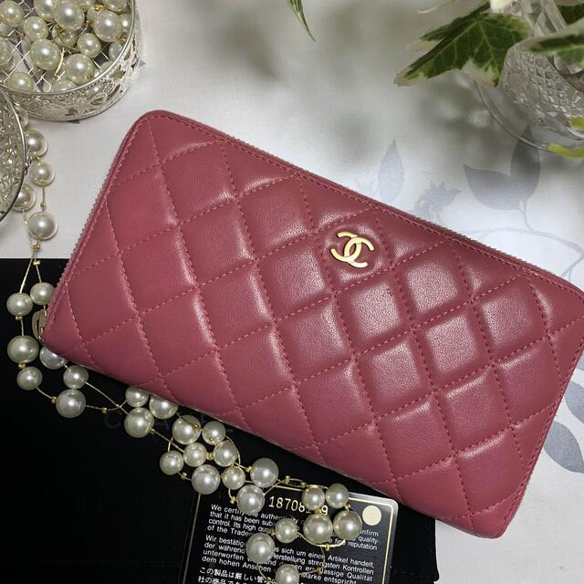 CHANEL(シャネル)の専用商品！極美品★CHANEL マトラッセ ラウンドファスナー長財布♡正規品 レディースのファッション小物(財布)の商品写真