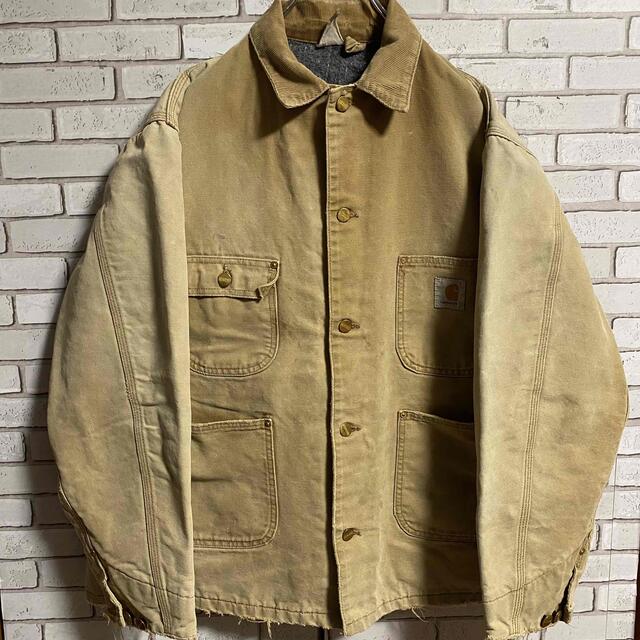 carhartt - 90s 古着 カーハート ダック地 カバーオール コーデュロイ