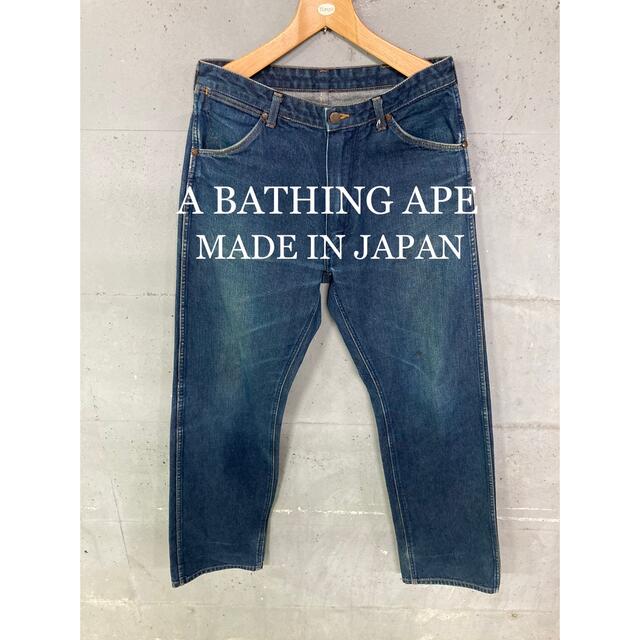 数量限定価格!! A - APE BATHING A BATHING 日本製デニム！ APE デニム+ジーンズ - covid19.ins.gov.mz