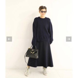 DEUXIEME CLASSE - Deuxieme Classe Light Melton フレアスカート 36の