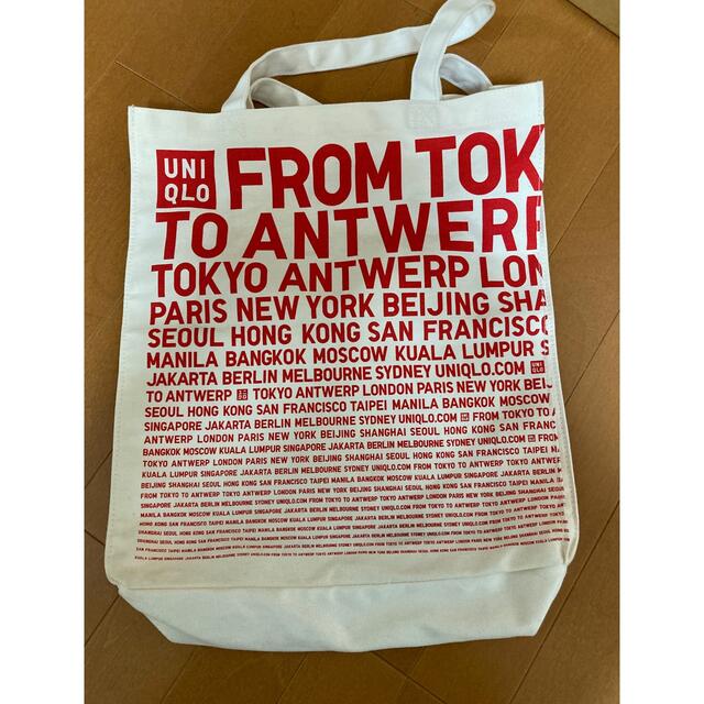 UNIQLO(ユニクロ)の【非売品】ユニクロ　海外店舗ノベルティ　トートバッグ レディースのバッグ(トートバッグ)の商品写真