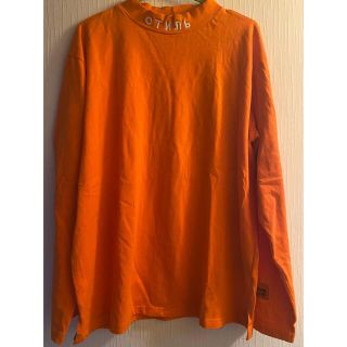 heron preston モックネックロンT  XL(Tシャツ/カットソー(七分/長袖))